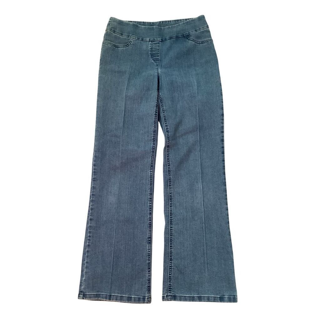 Westbound Sz 8 Wide Waistband Stretch Denim Pant